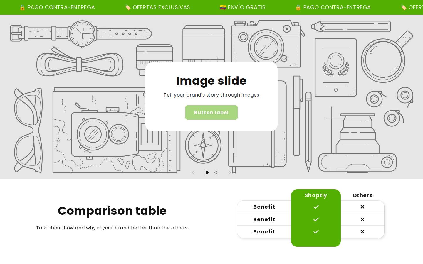 Shoptiy homepage screenshot