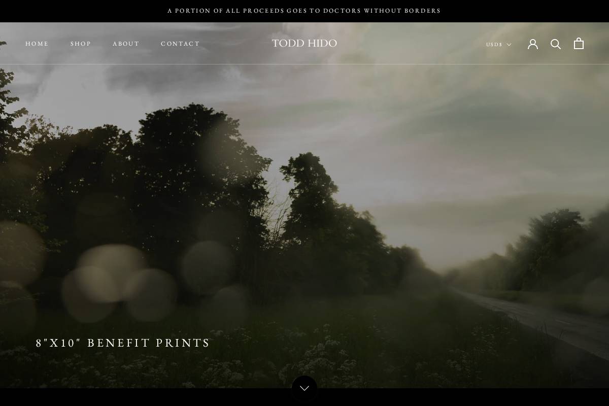 shoptoddhido.com homepage screenshot