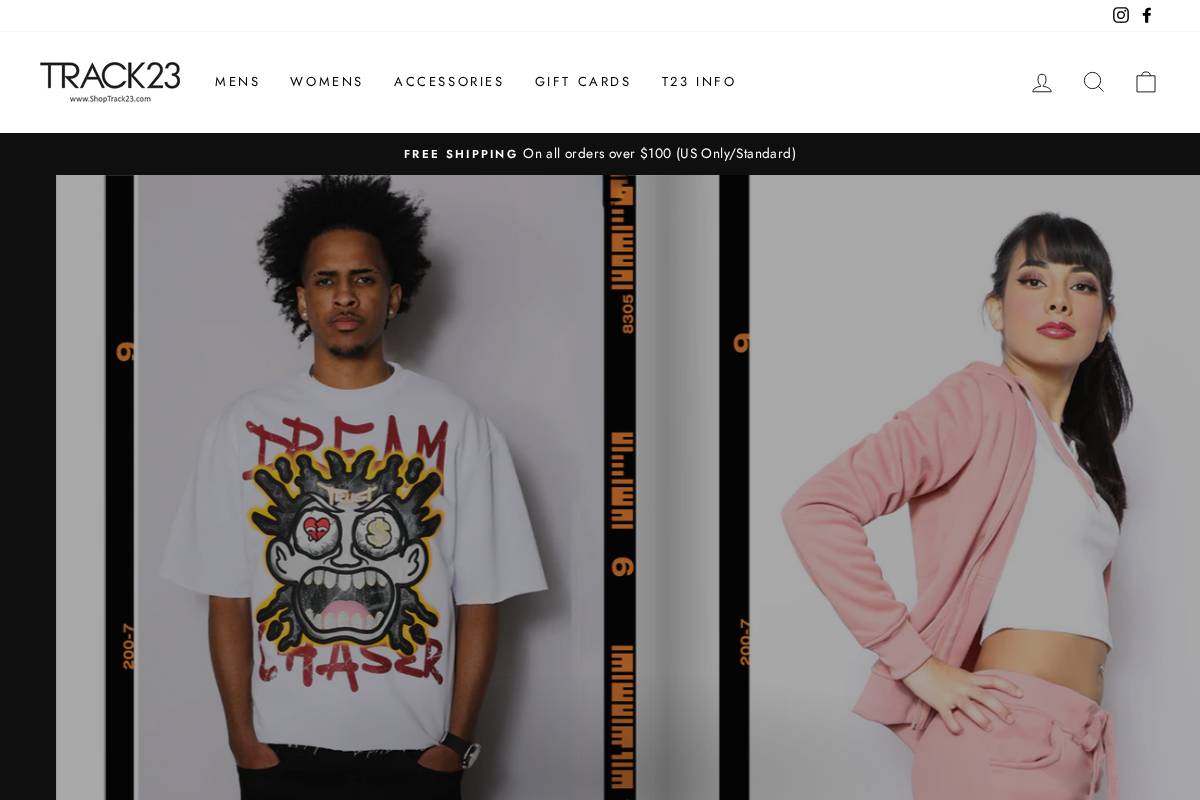 shoptrack23.com homepage screenshot