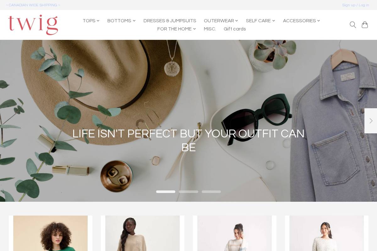 shoptwig.ca homepage screenshot