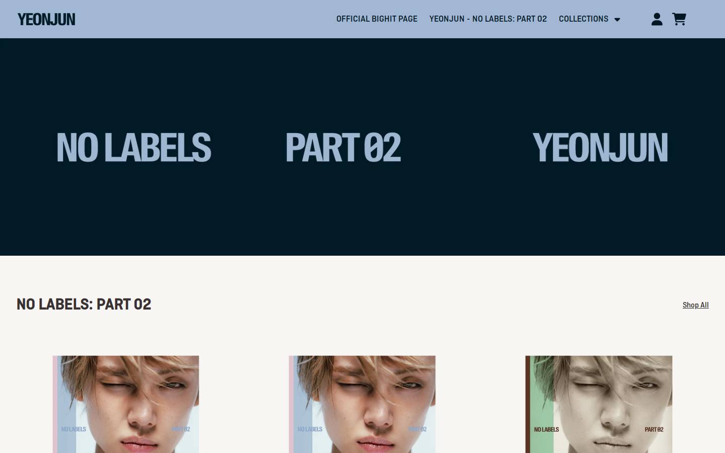 shoptxtofficial.com homepage screenshot