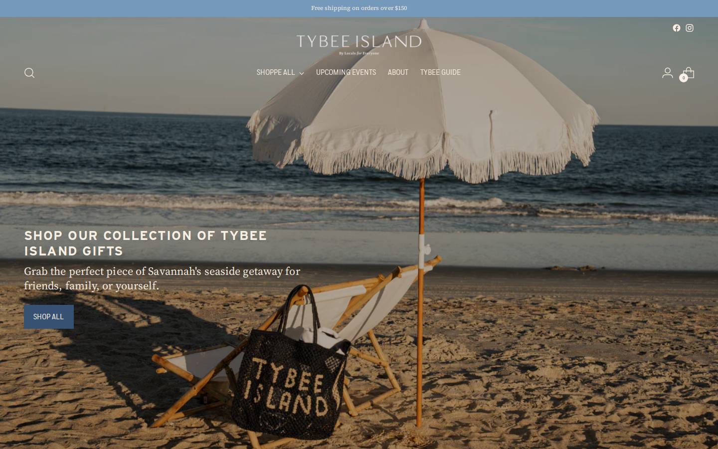 shoptybeeisland.com homepage screenshot
