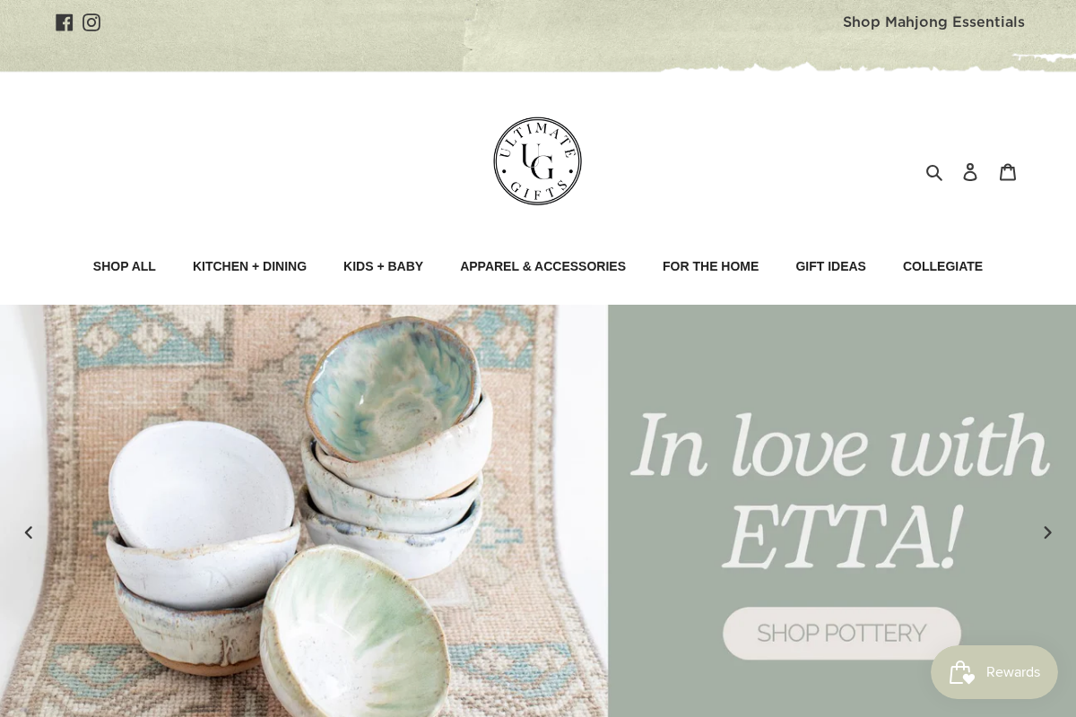 shopultimategifts.com homepage screenshot