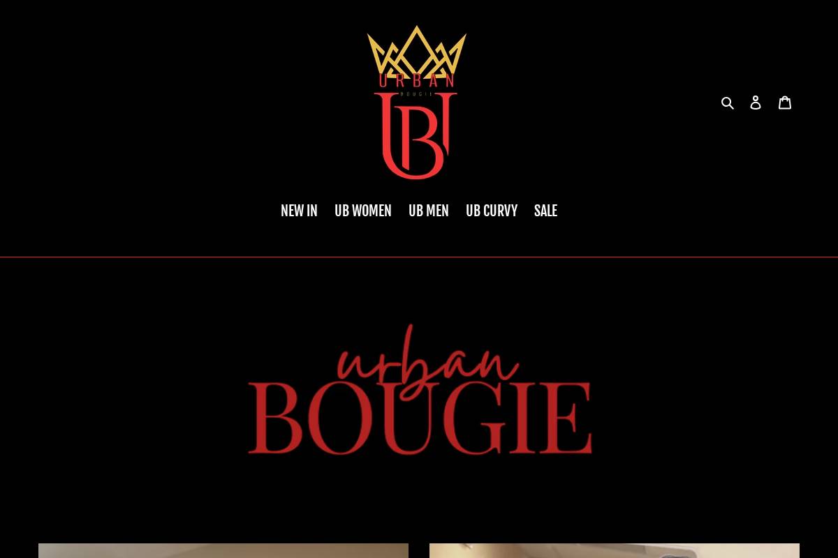 shopurbanbougie.com homepage screenshot