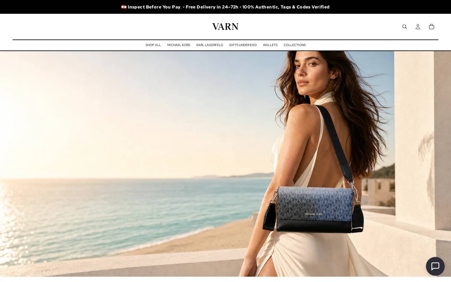 shopvarn.com homepage screenshot