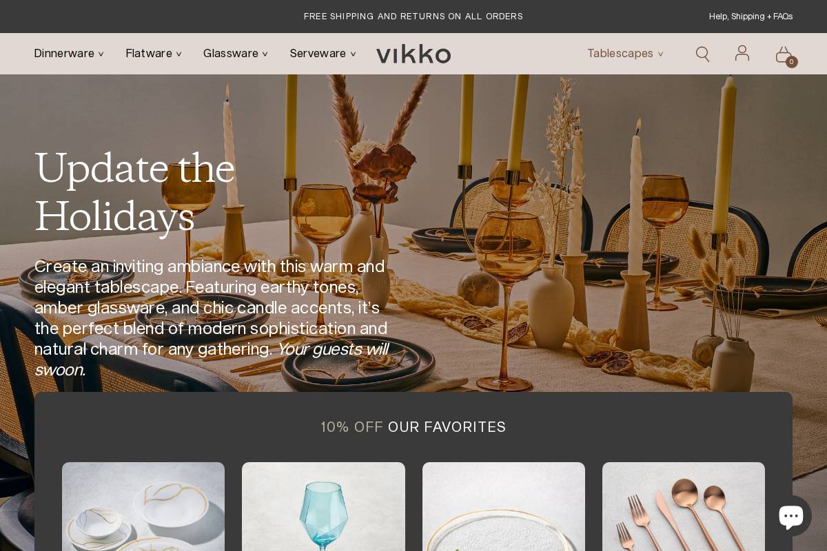 shopvikko.com homepage screenshot