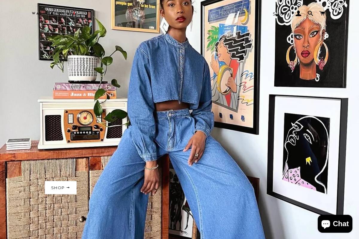 shopwashingtonave.com homepage screenshot