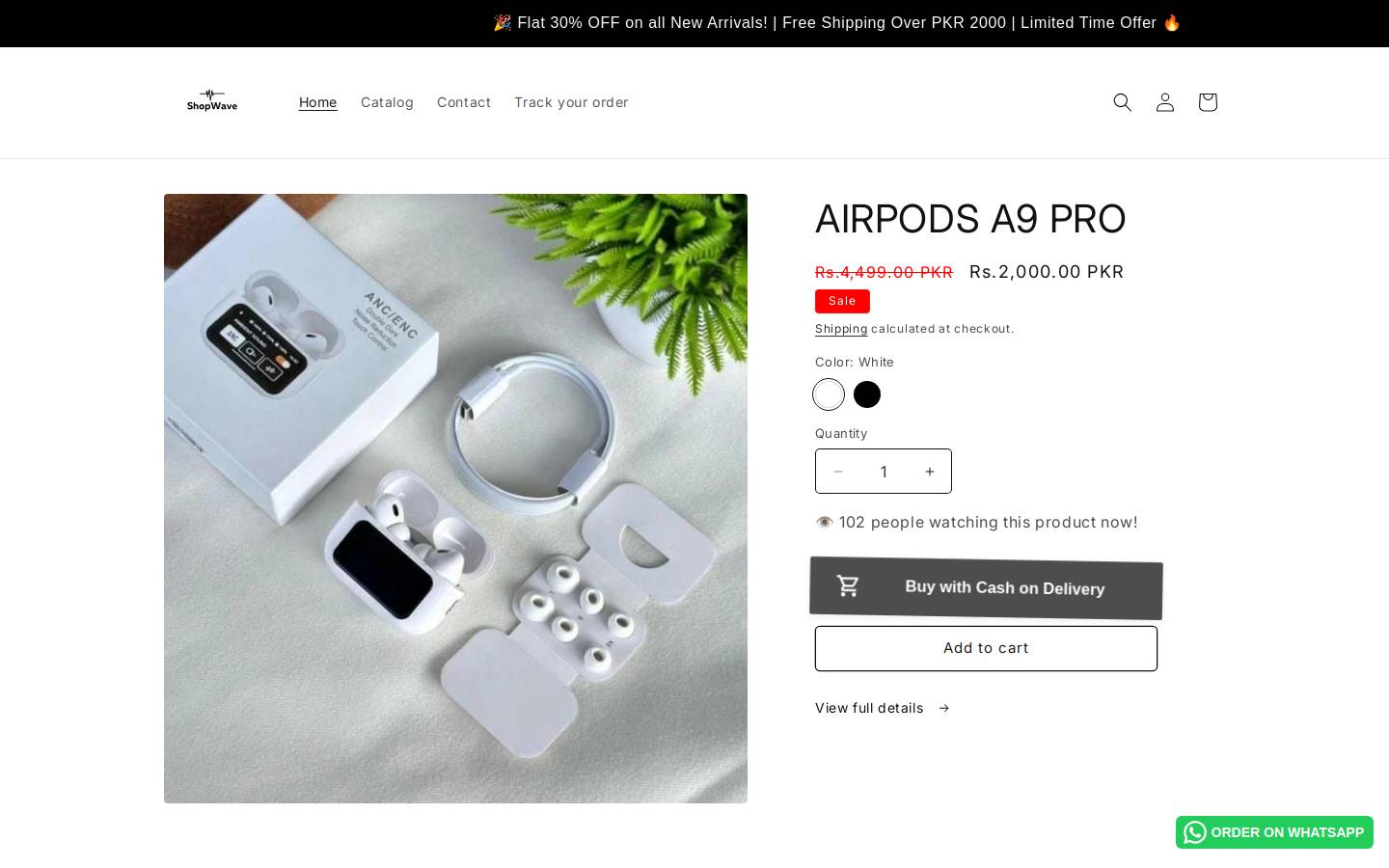 shopwave.website homepage screenshot
