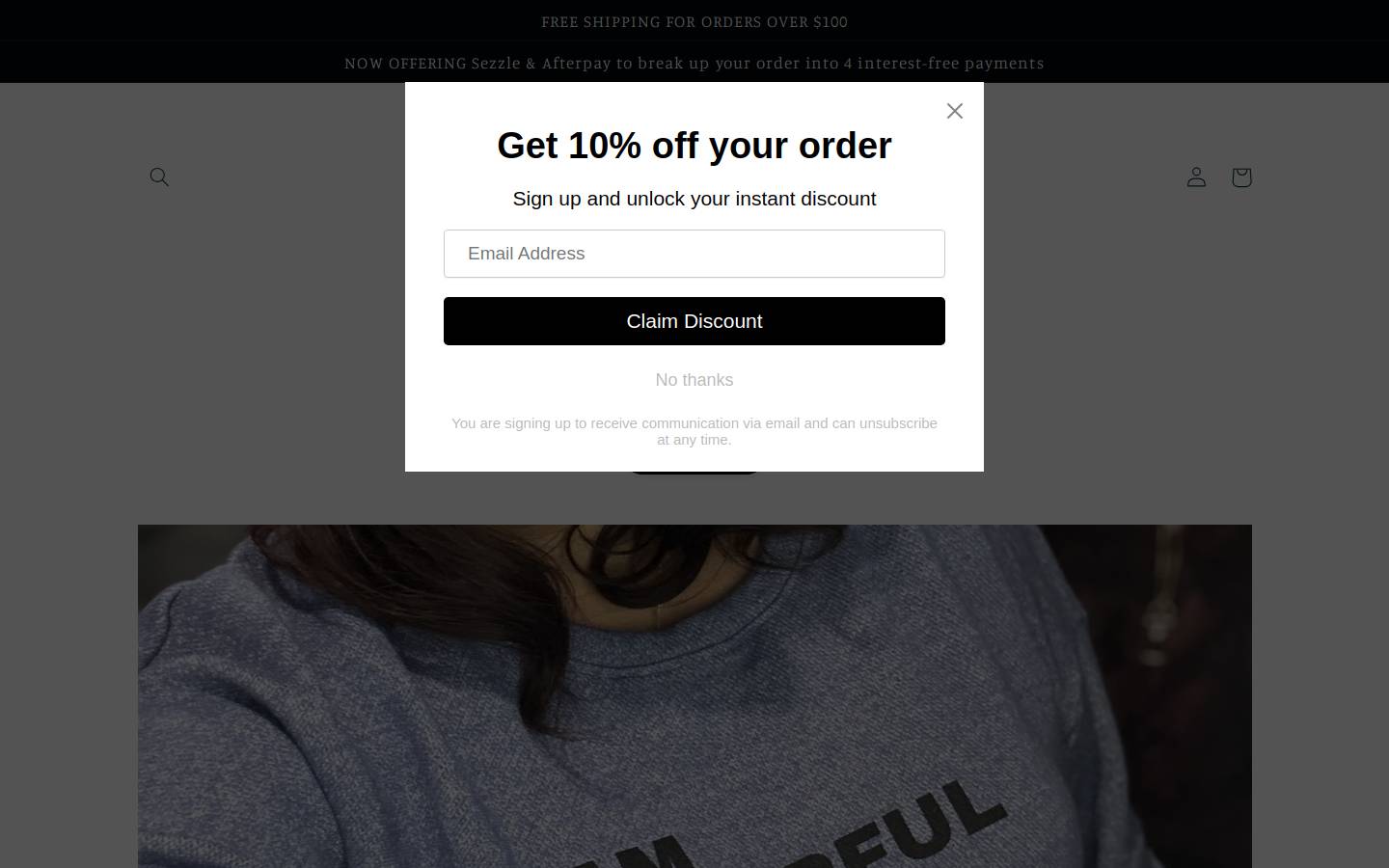 shopwhambamglam.com homepage screenshot