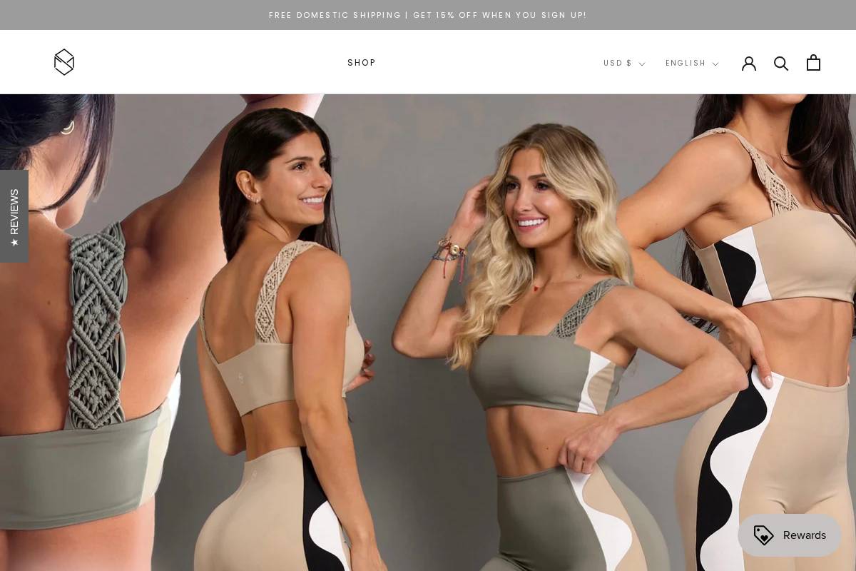 shopwomense.com homepage screenshot