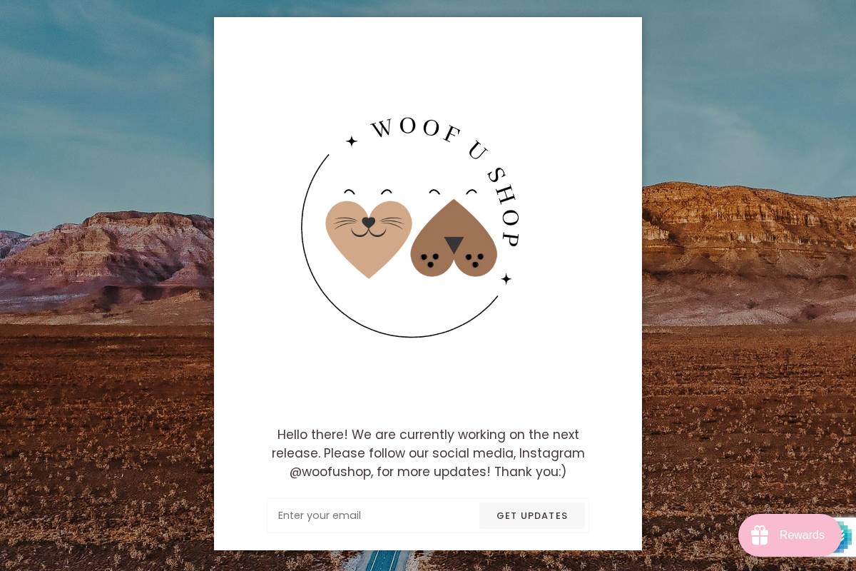 shopwoofu.com homepage screenshot