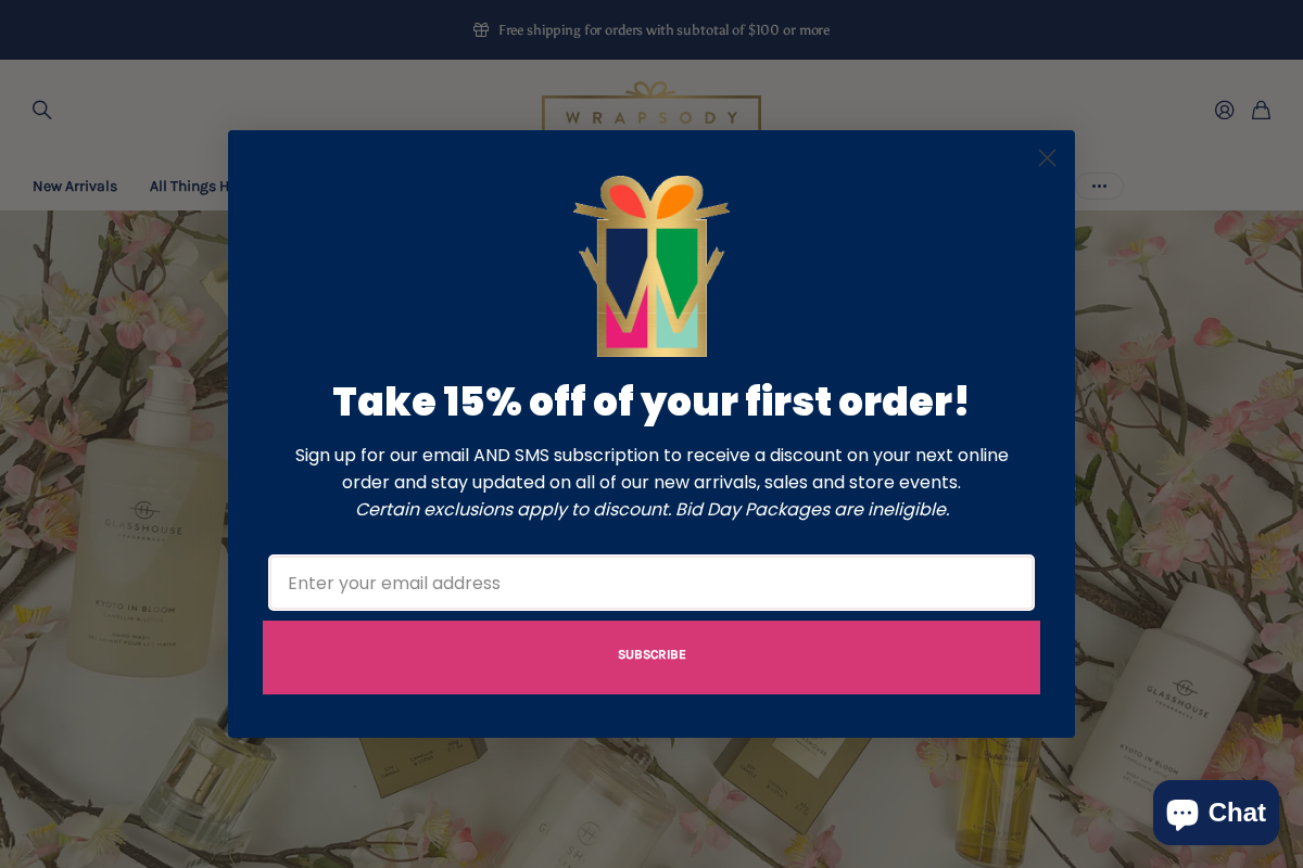 Wrapsody homepage screenshot