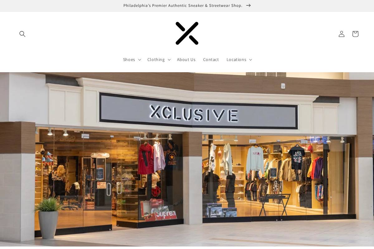 shopxclusivesneakers.com homepage screenshot