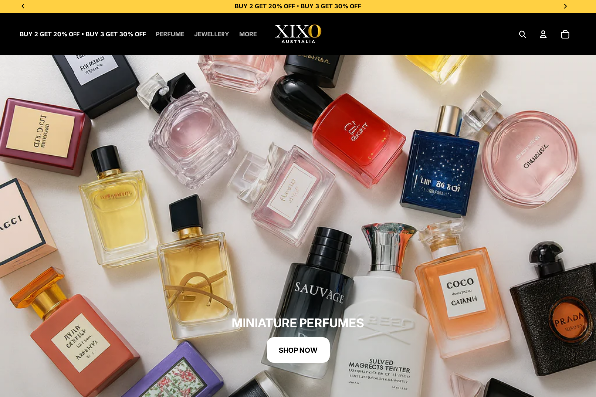 XIXO - Gift of Gods homepage screenshot