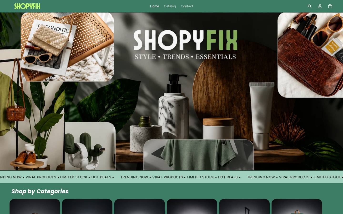 shopyfix.in homepage screenshot