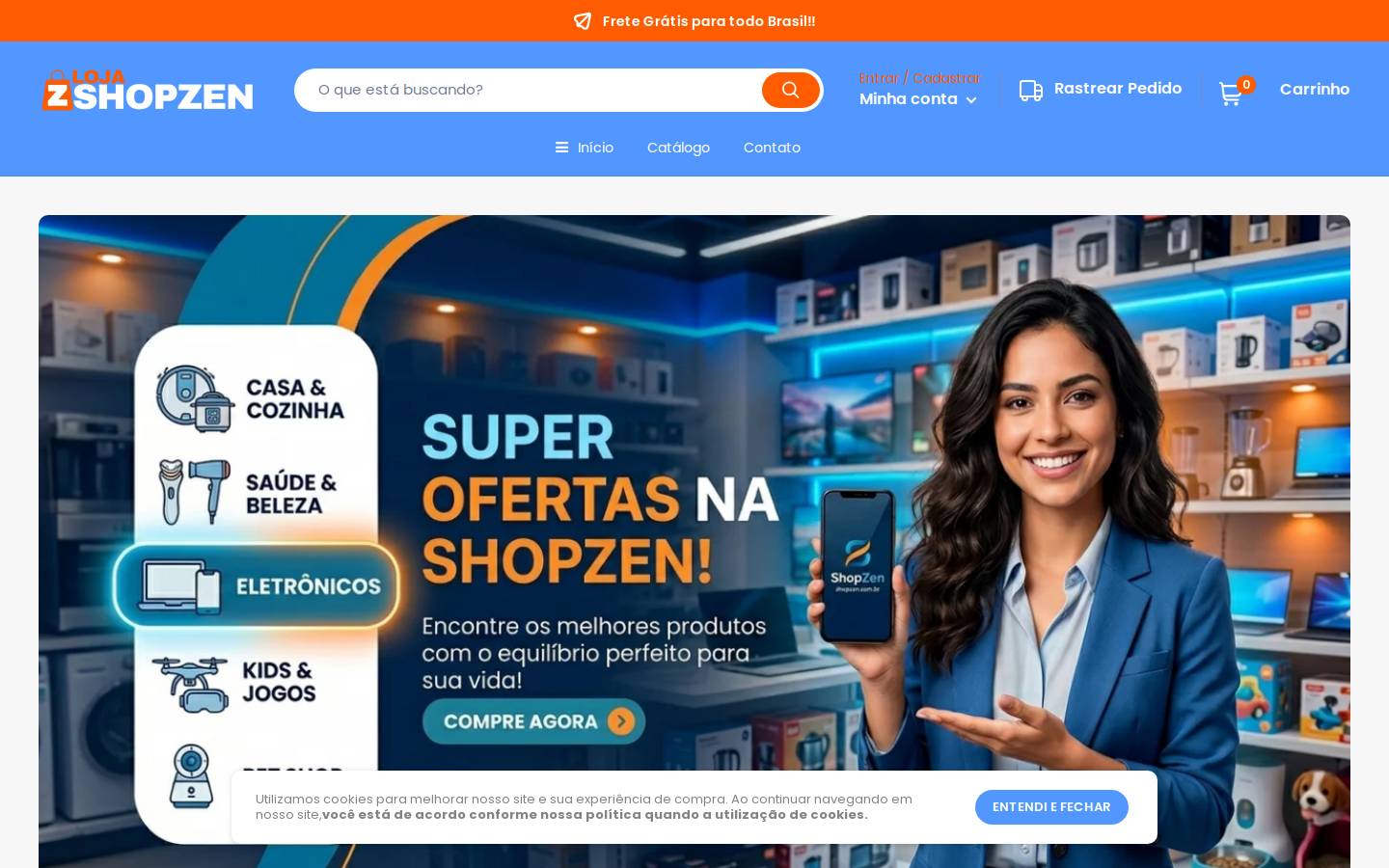 shopzen.com.br homepage screenshot
