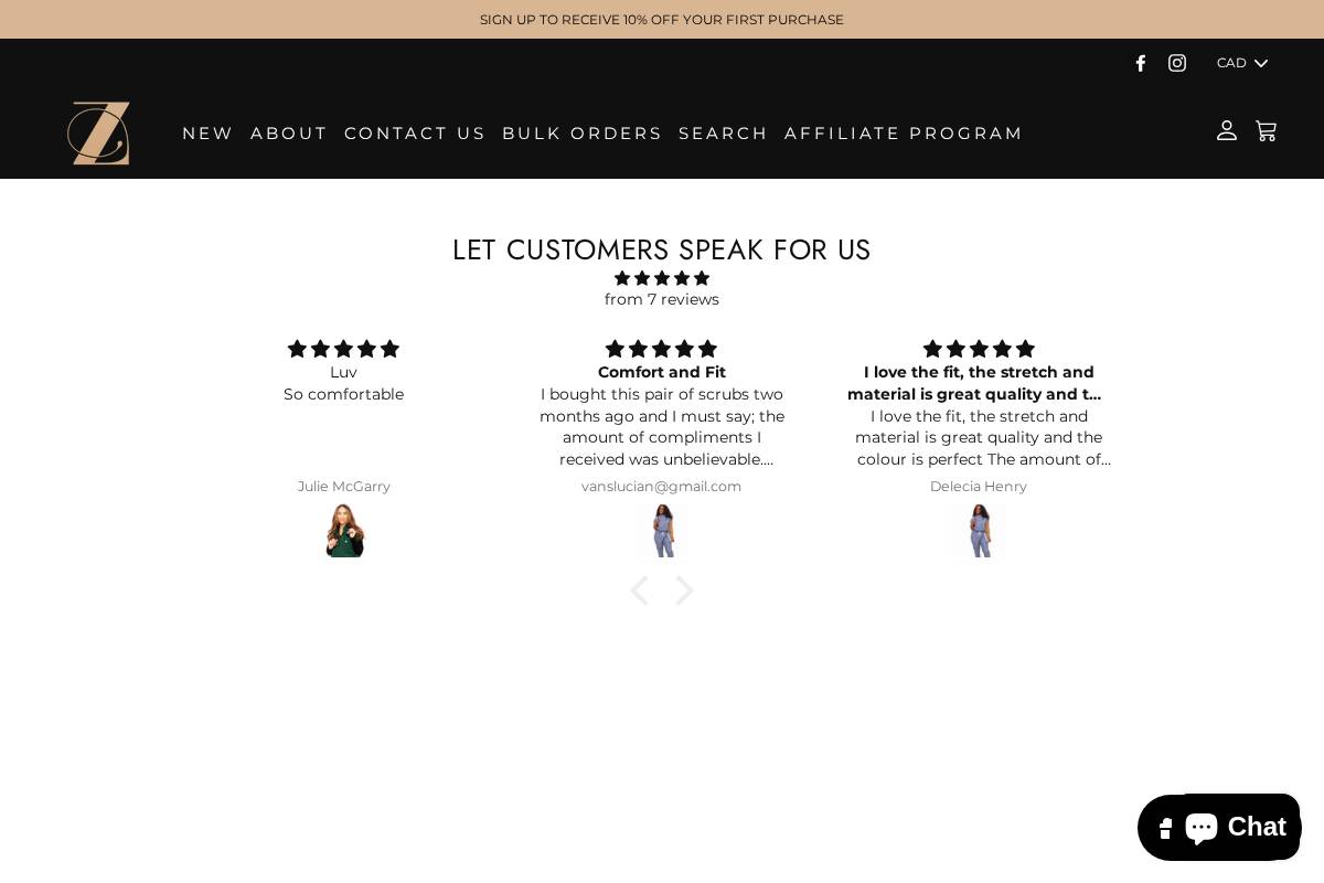 shopzhuri.com homepage screenshot