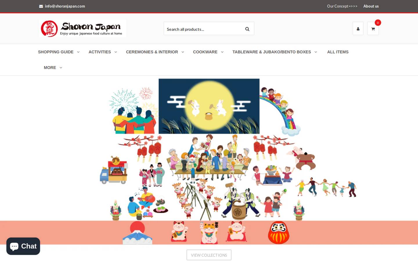 Shoranjapan homepage screenshot