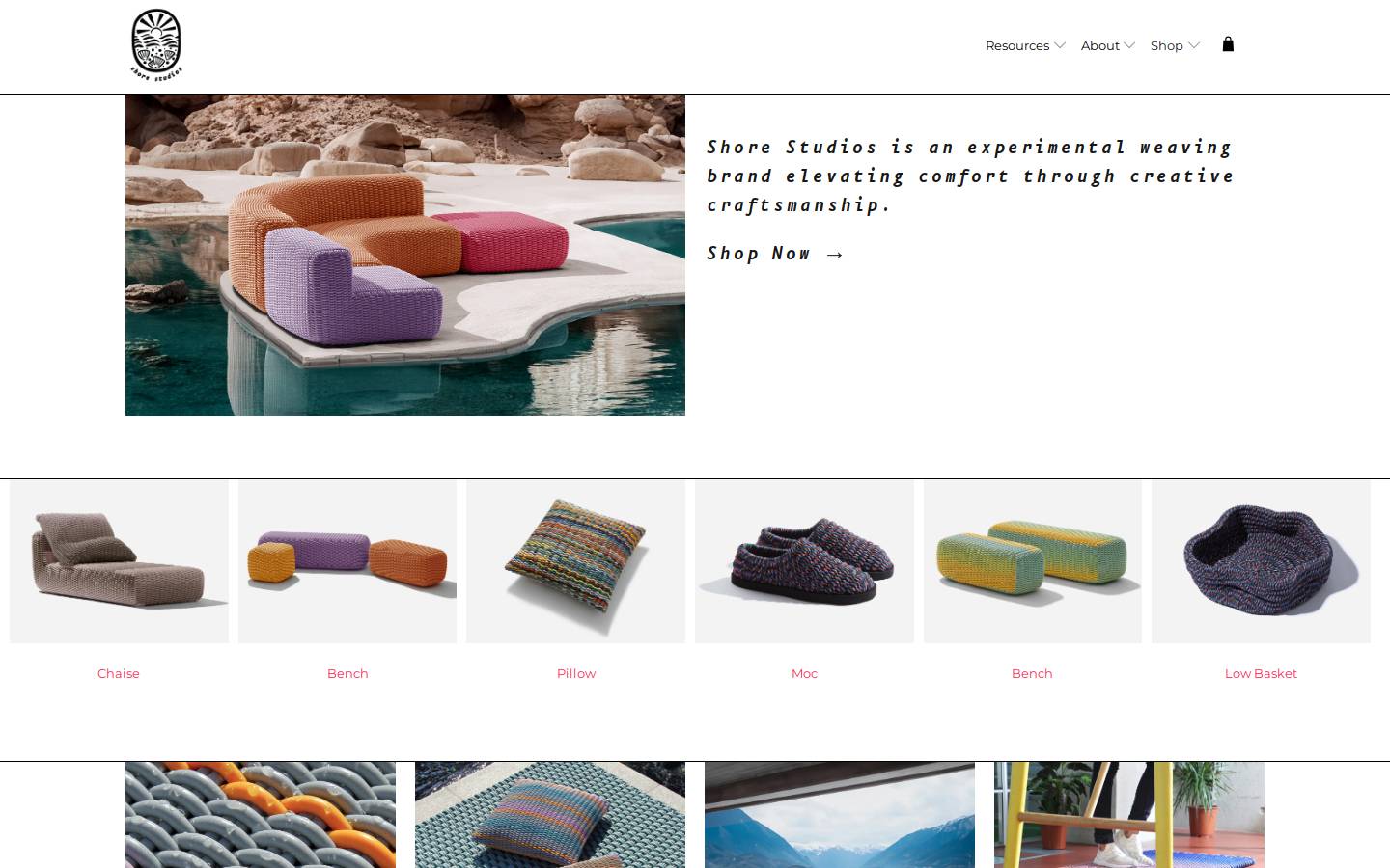 shore-studios.com homepage screenshot