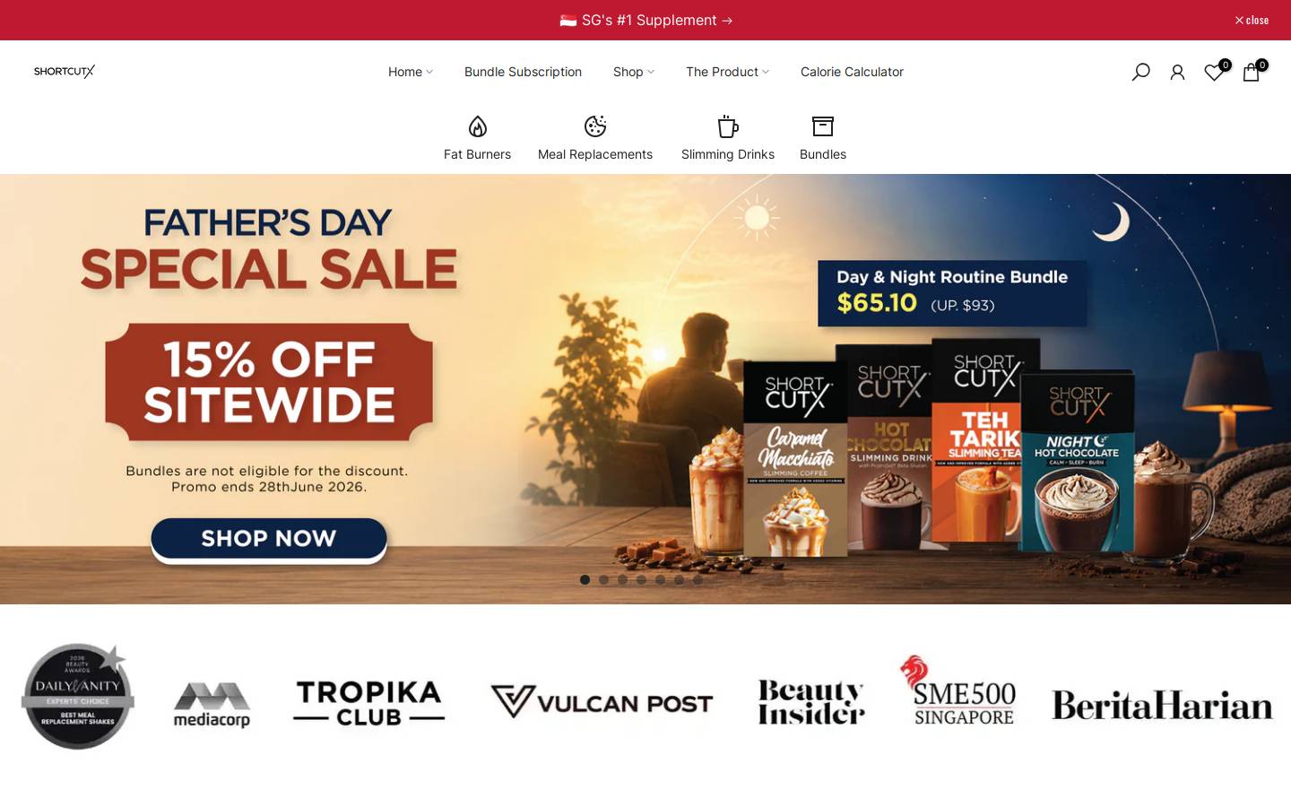 shortcutx.co homepage screenshot