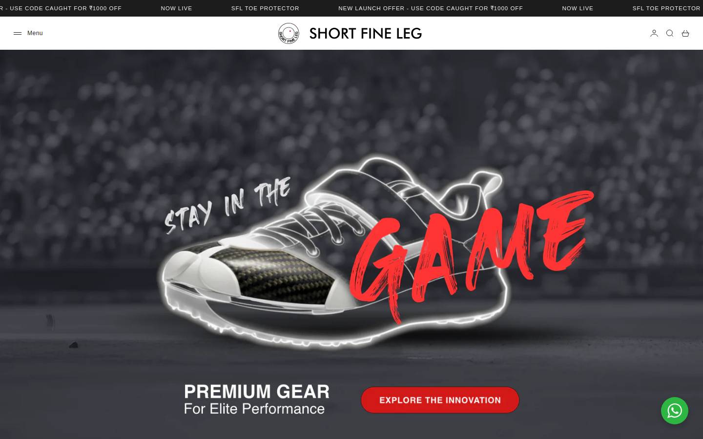 shortfineleg.com homepage screenshot