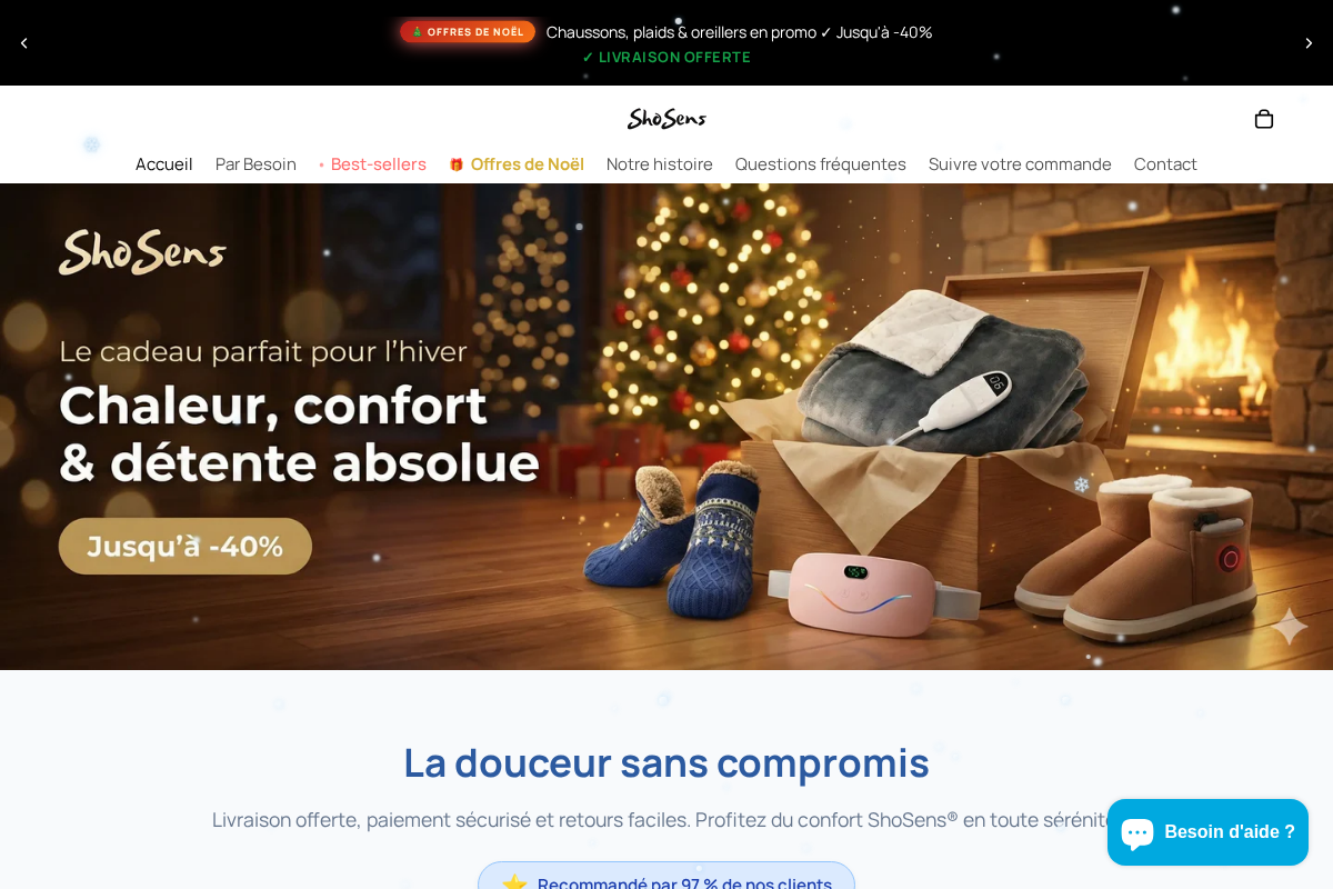 Shosens homepage screenshot