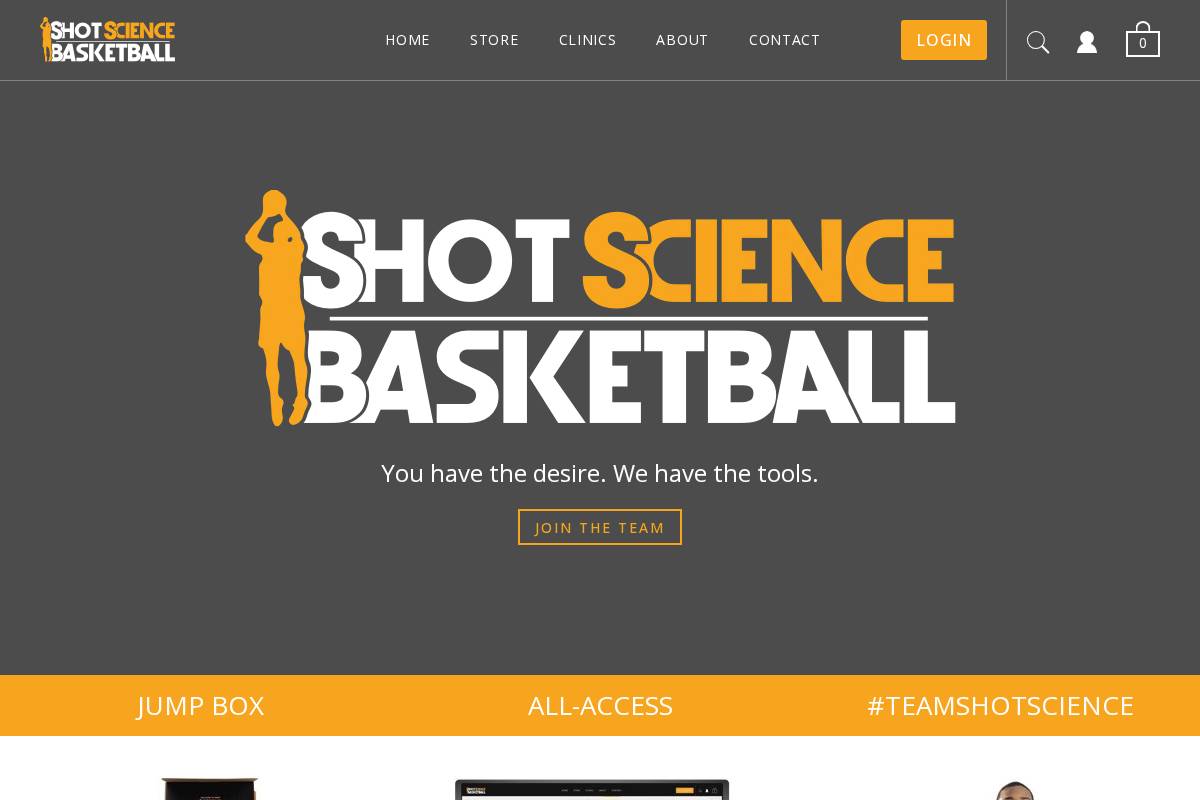 shotscience.com homepage screenshot