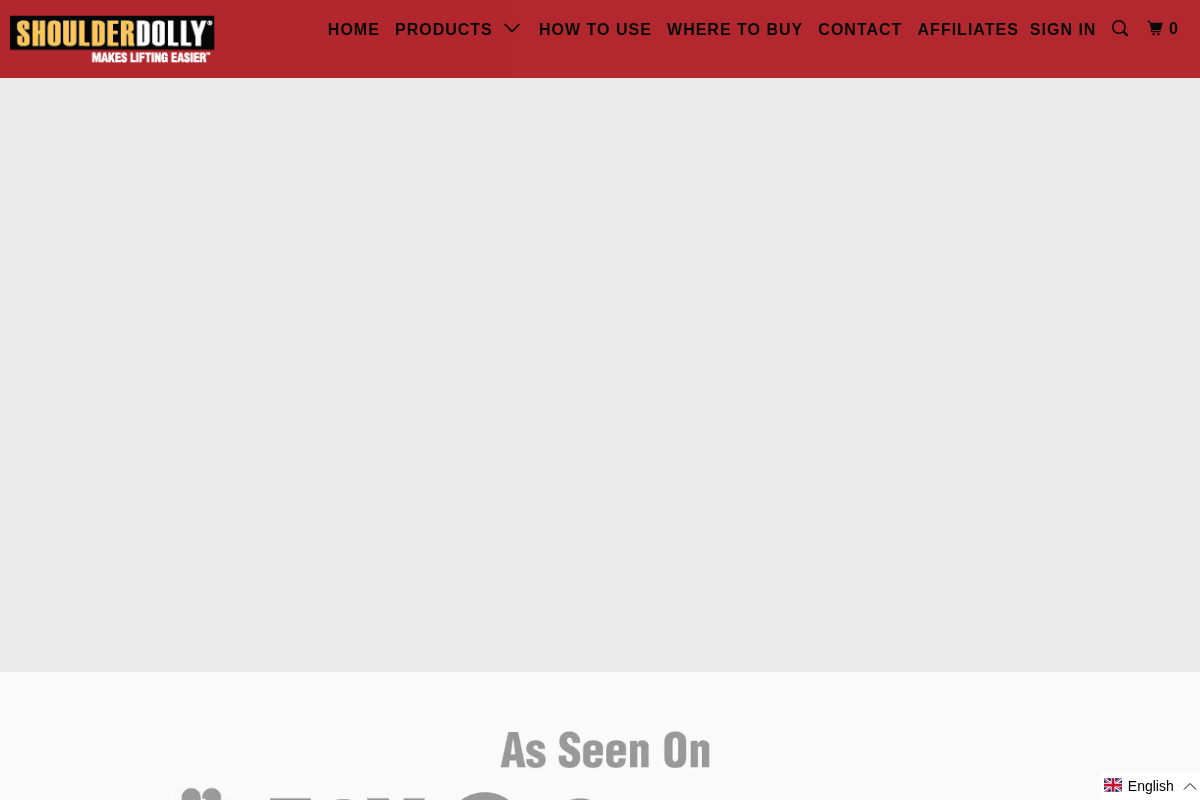 Shoulder Dolly homepage screenshot