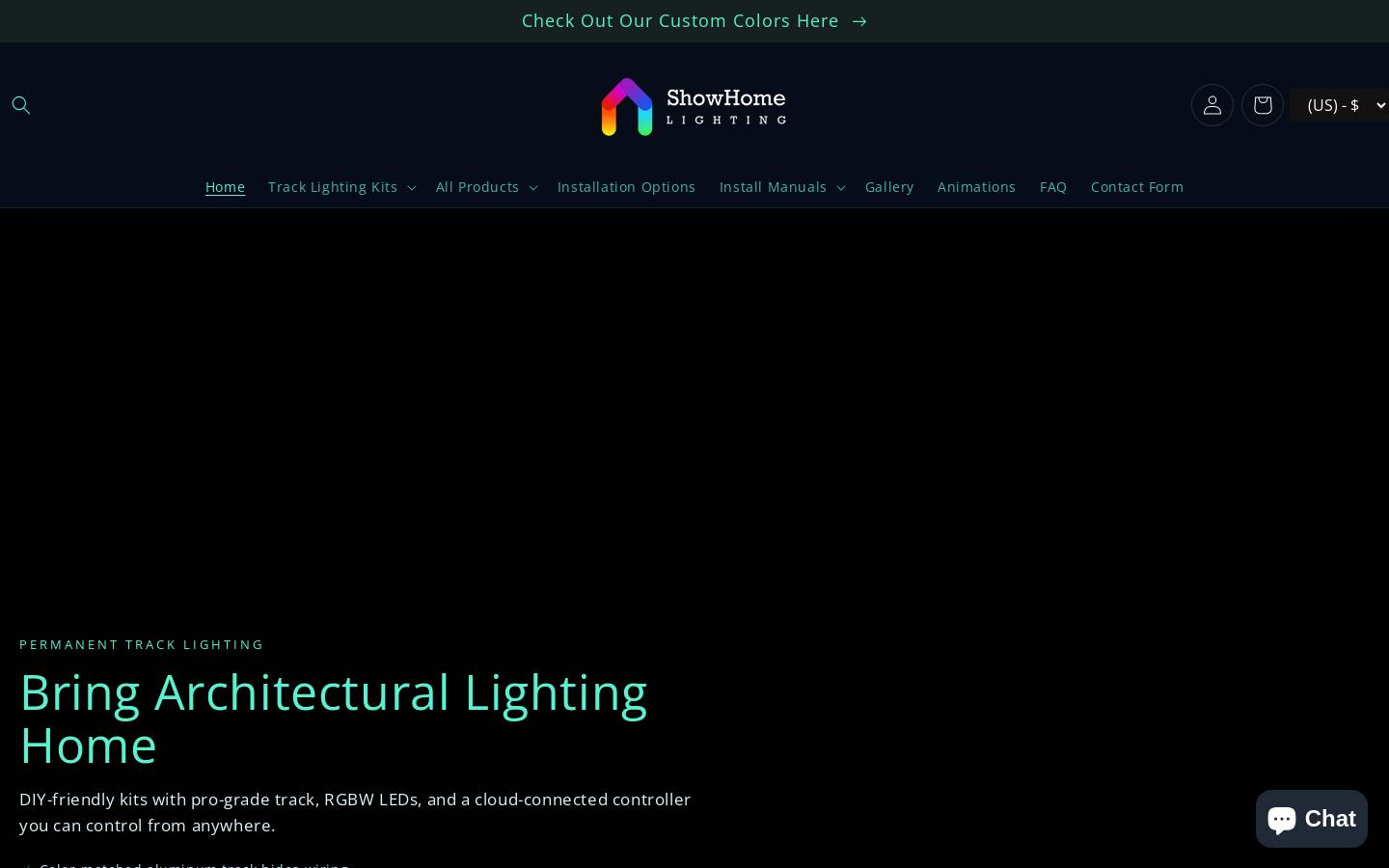 showhomelighting.com homepage screenshot