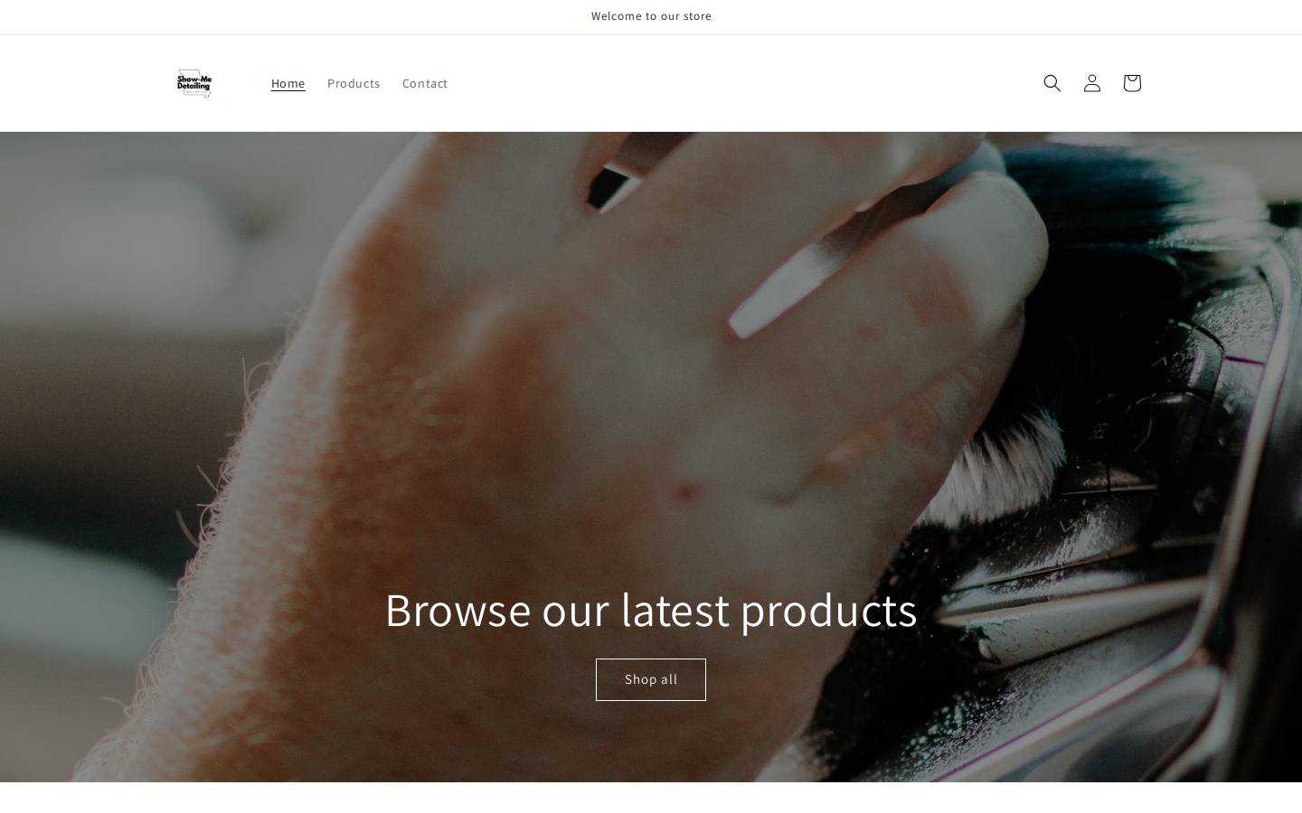 showmedetailingsupplies.com homepage screenshot