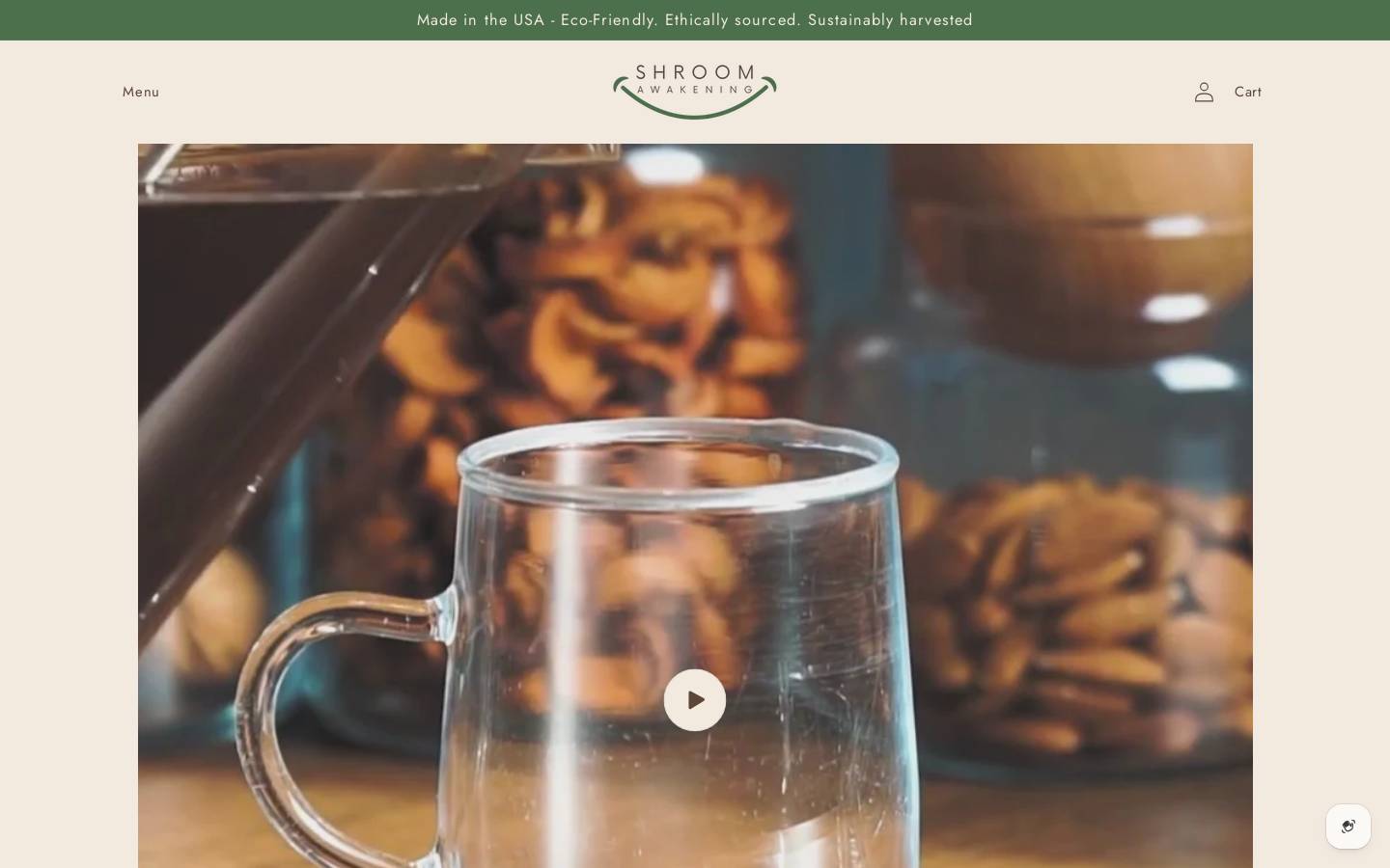 shroom-awakening.com homepage screenshot