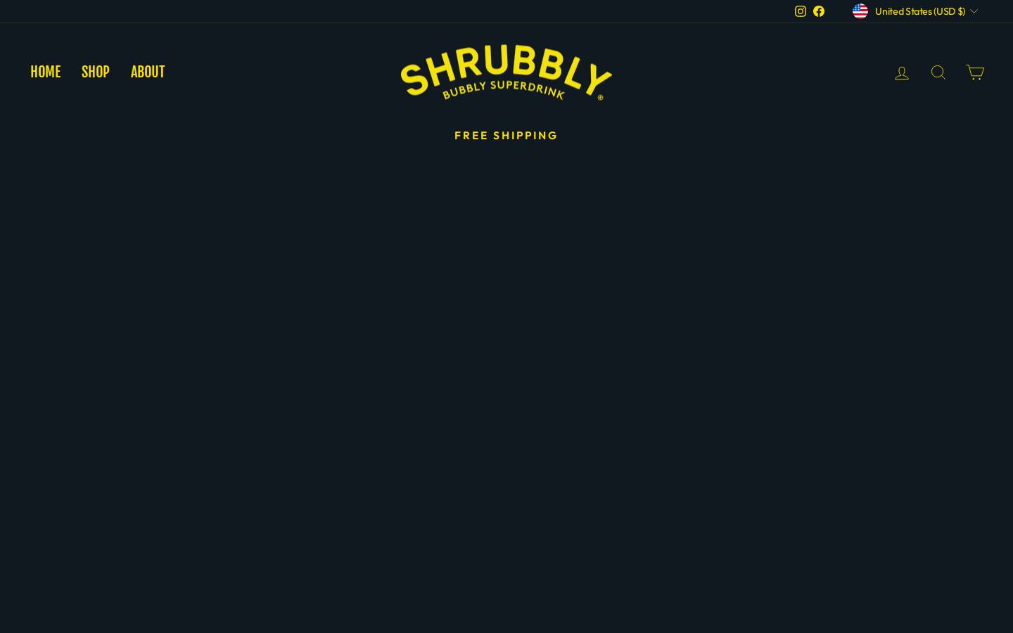 shrubbly.com homepage screenshot