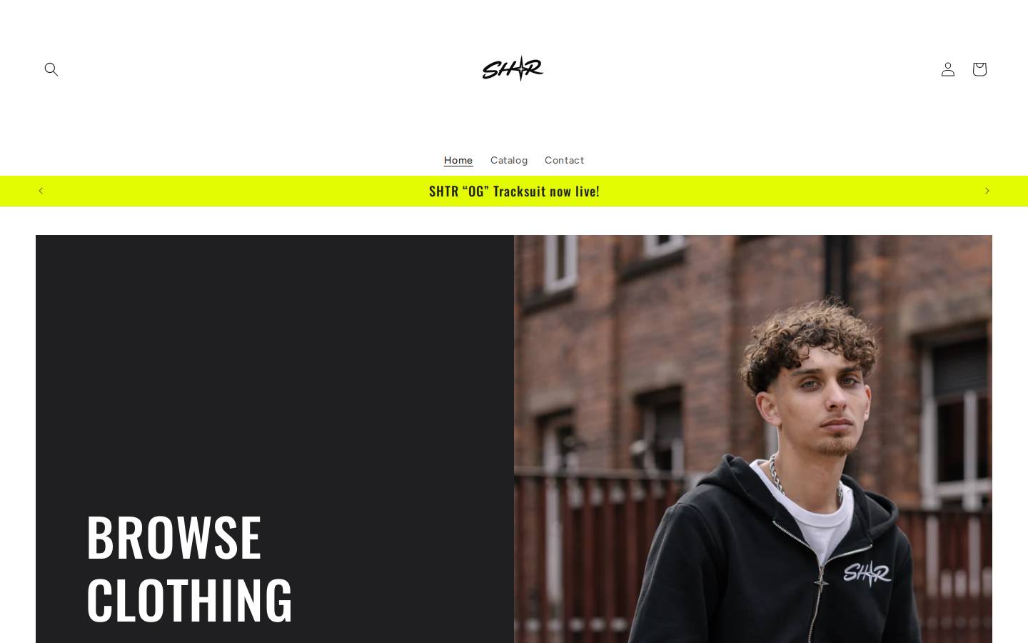 shtr.co.uk homepage screenshot