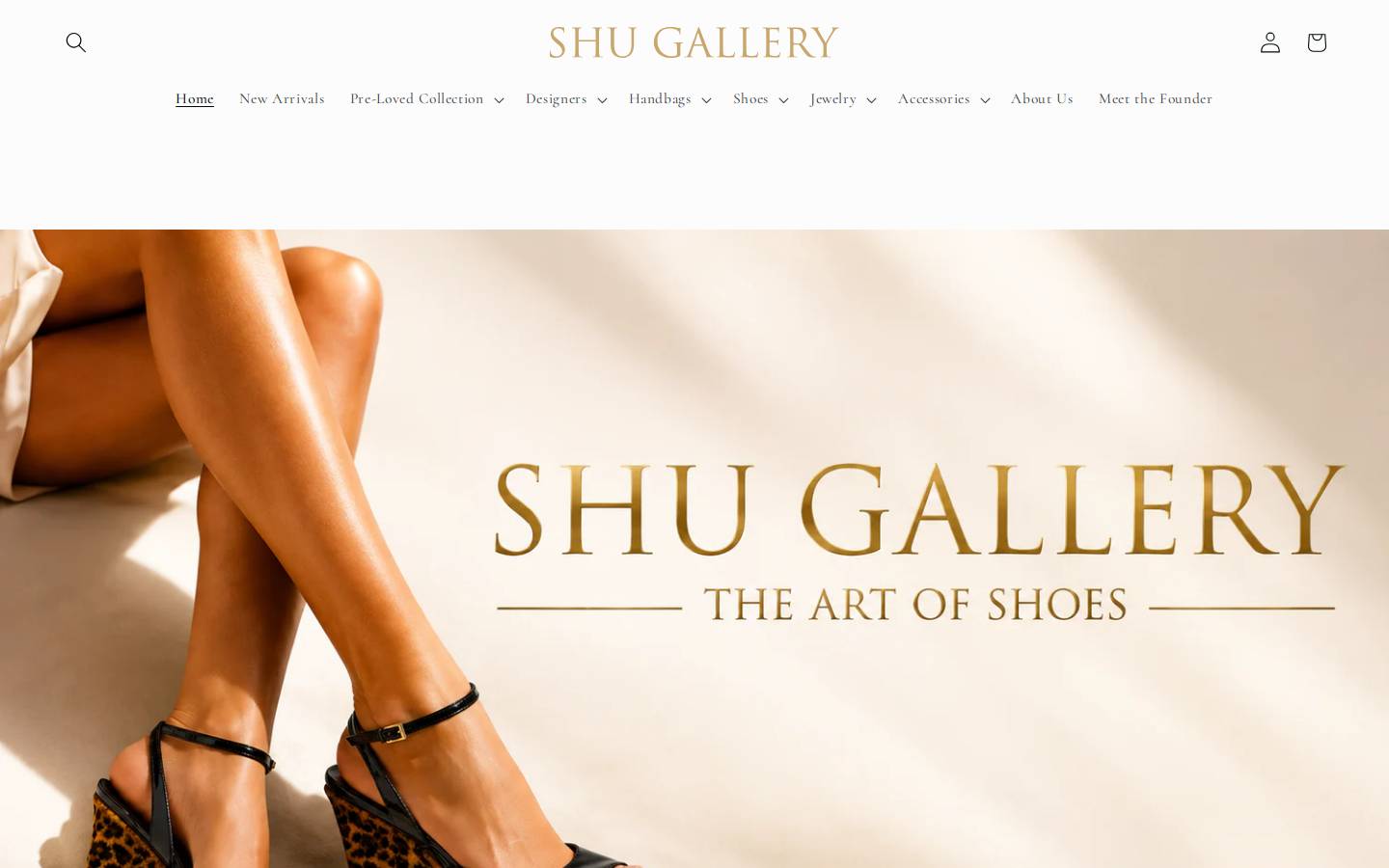 Shugallery homepage screenshot