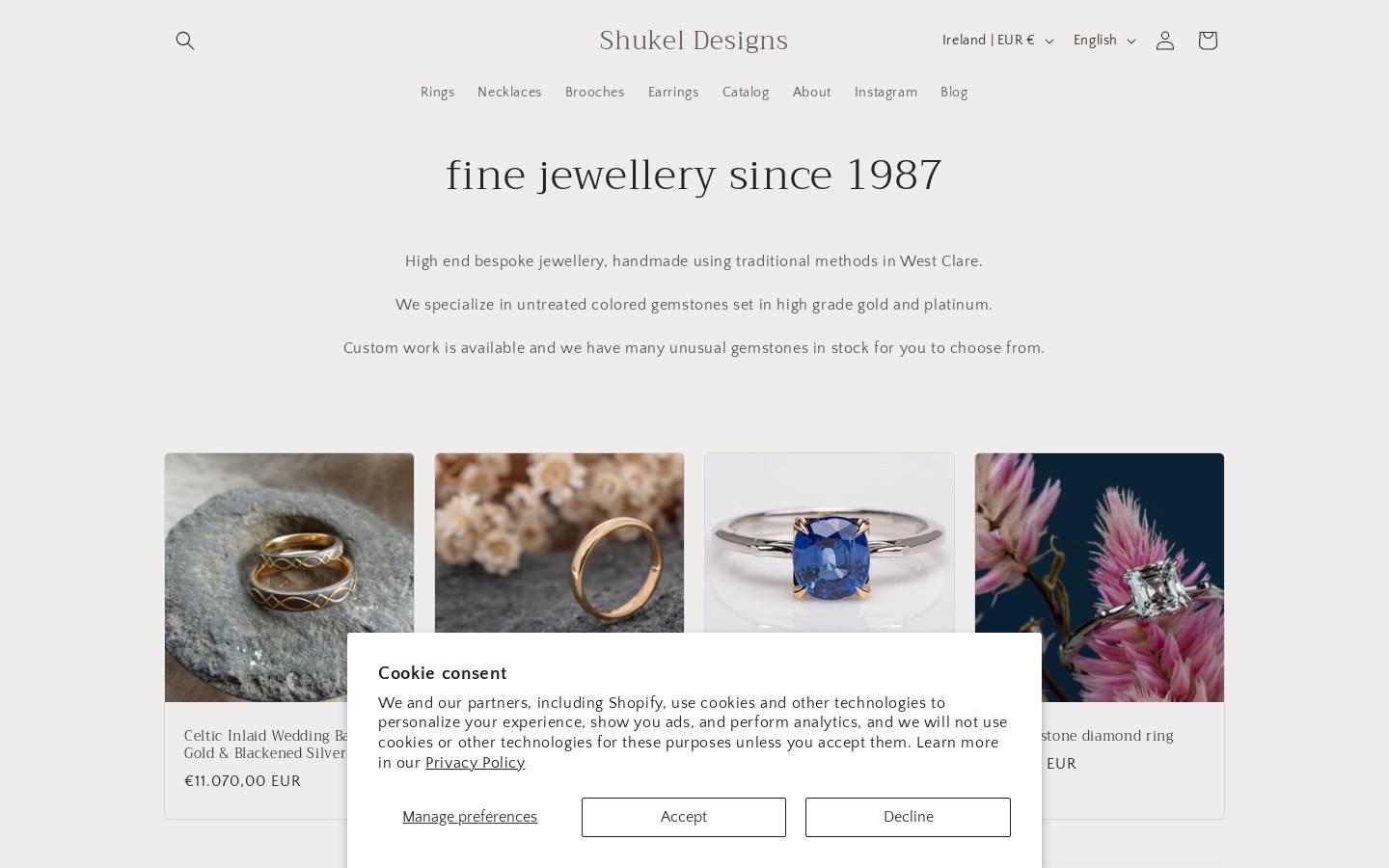 shukel.com homepage screenshot