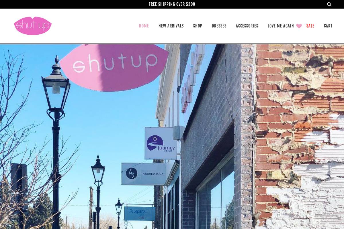 shutupnwearit.com homepage screenshot