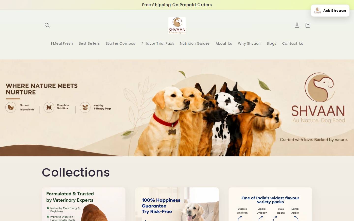 shvaan.com homepage screenshot