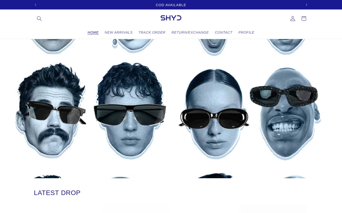 shyd.in homepage screenshot