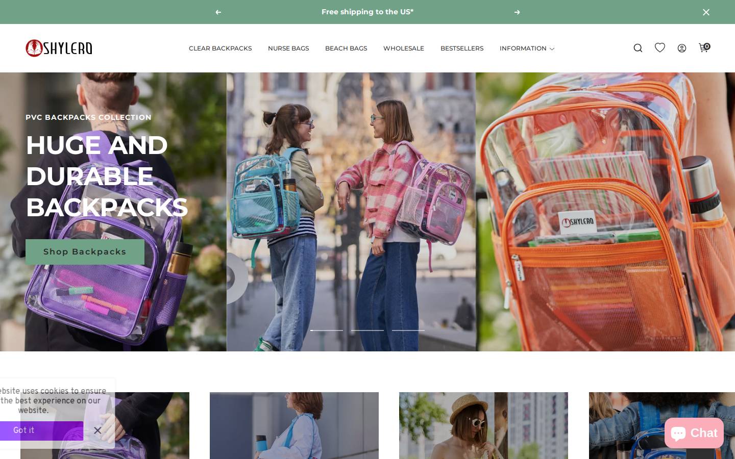shylero.com homepage screenshot