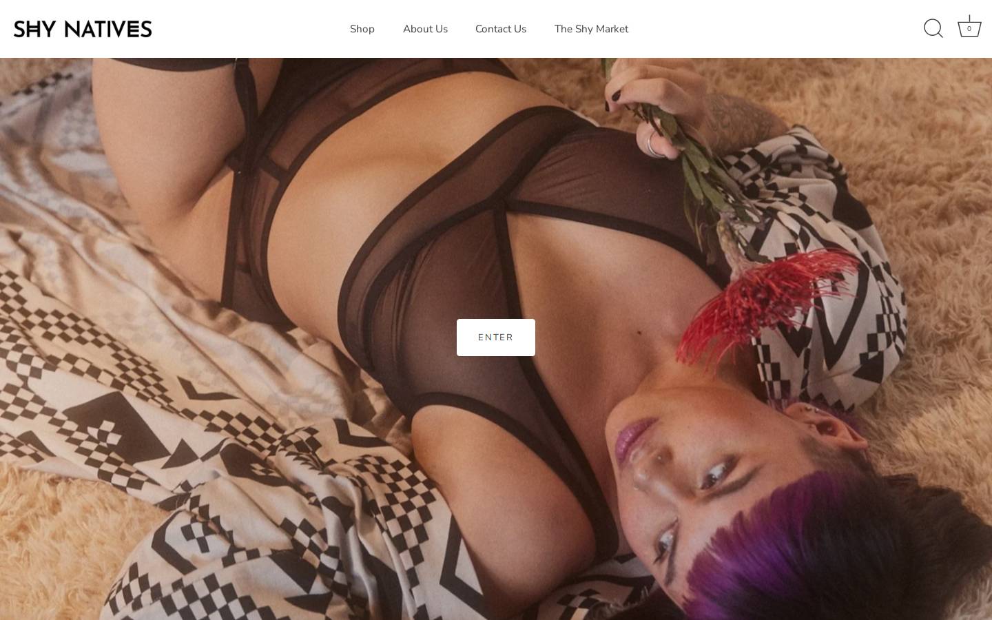 shynatives.com homepage screenshot