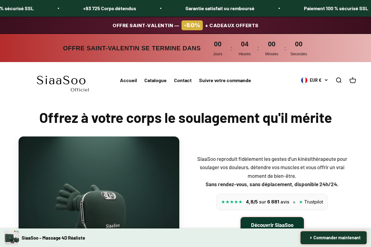 siaasoo-officiel.com homepage screenshot