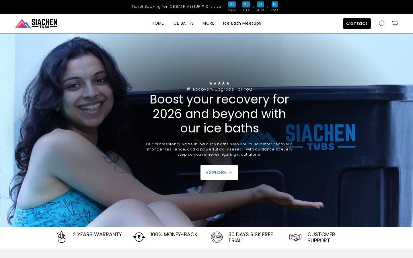 siachentubs.com homepage screenshot