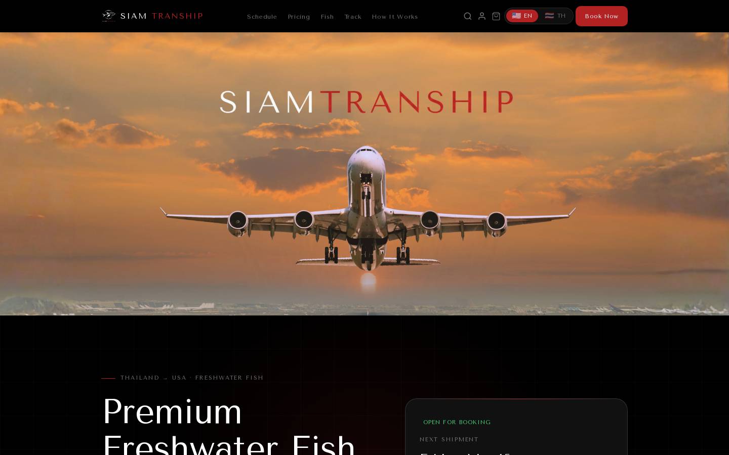 siamtranship.com homepage screenshot