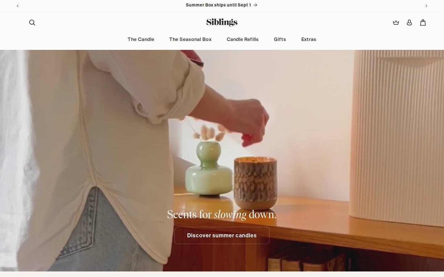 siblings.co homepage screenshot