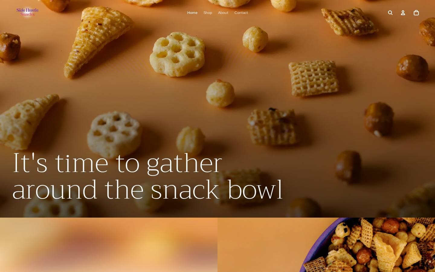 sidehustle-snacks.com homepage screenshot