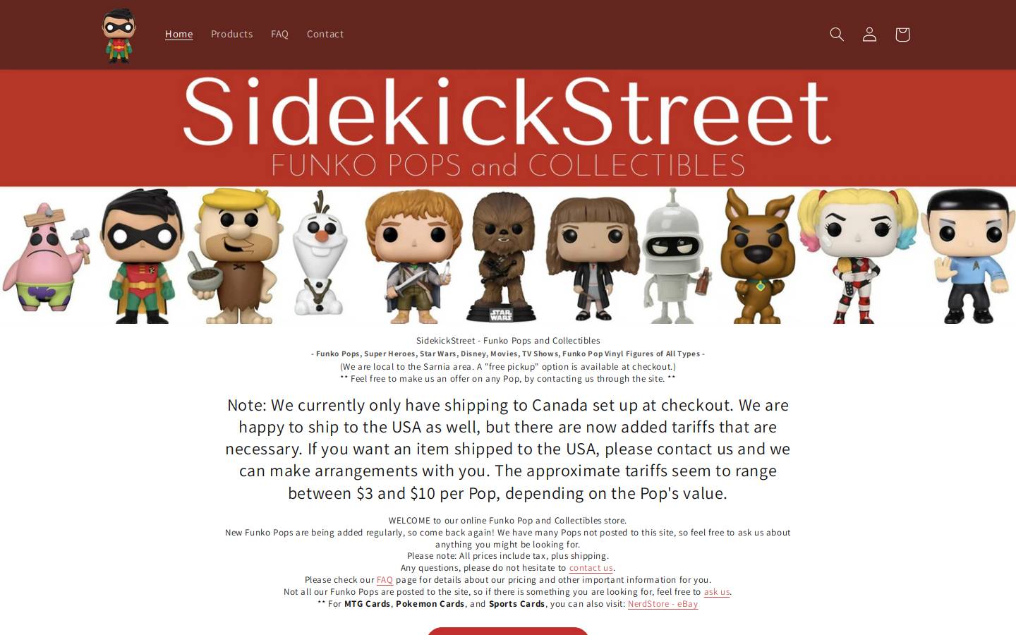 sidekickstreet.com homepage screenshot