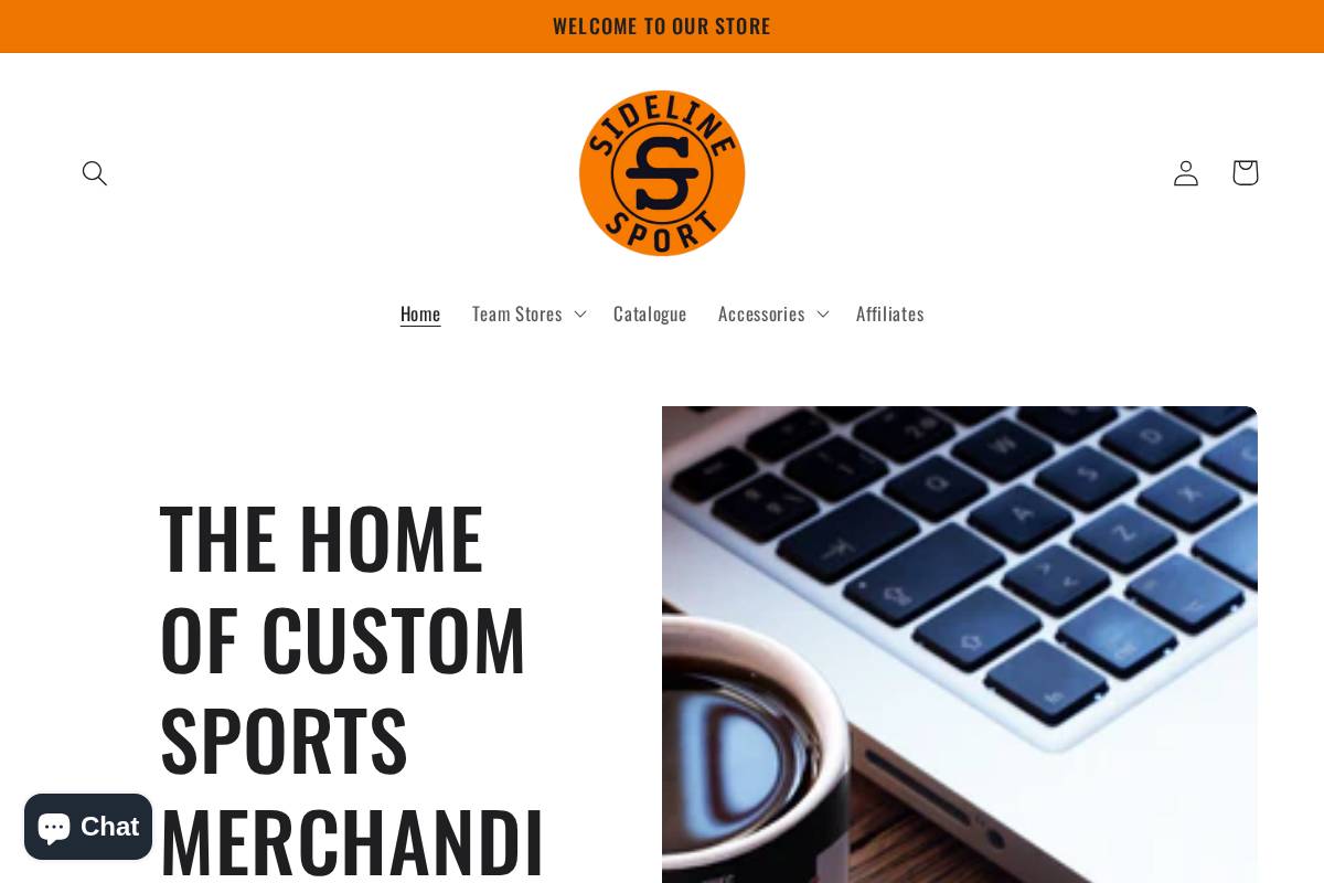 sidelinesport.co.uk homepage screenshot