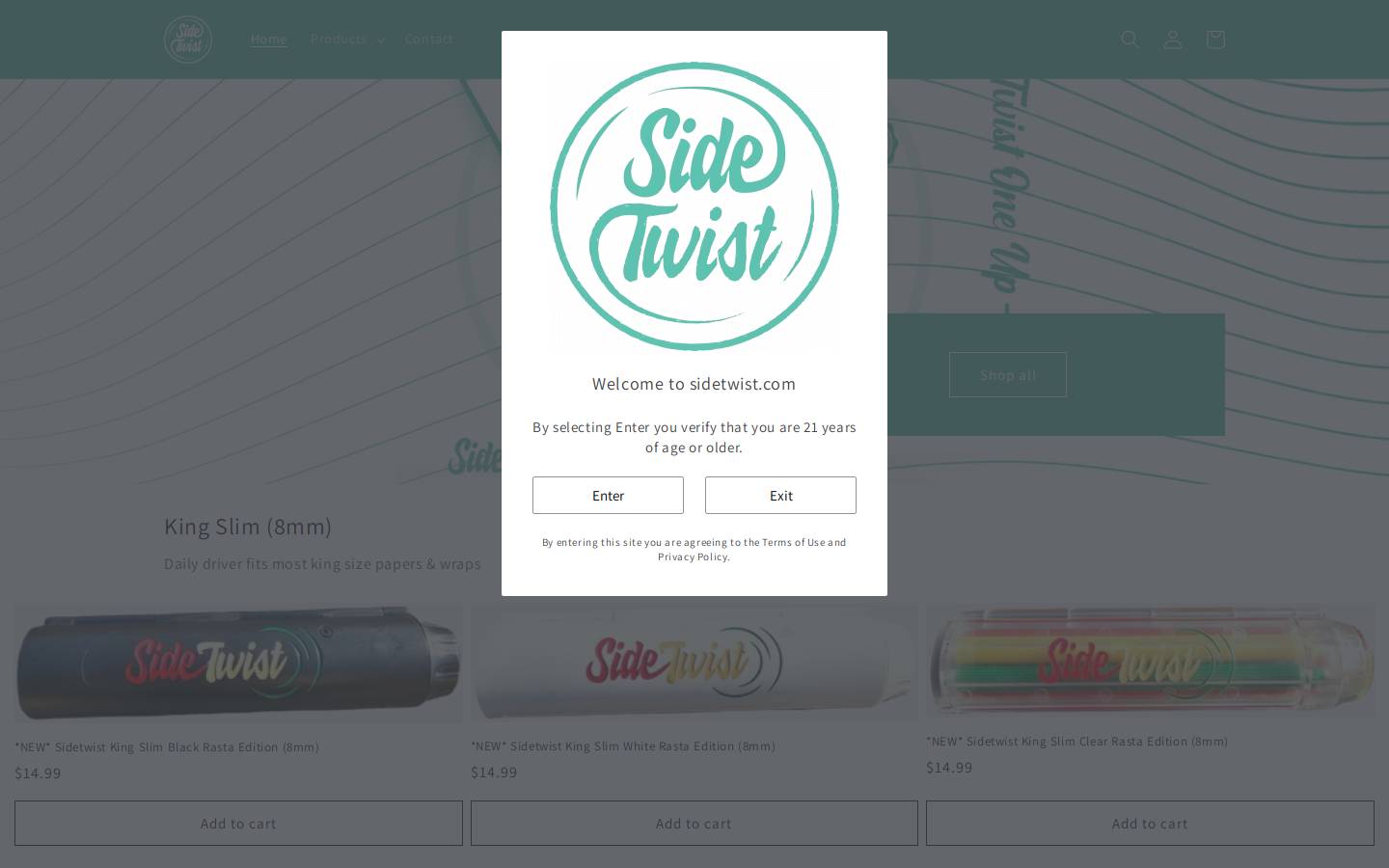 sidetwist.com homepage screenshot