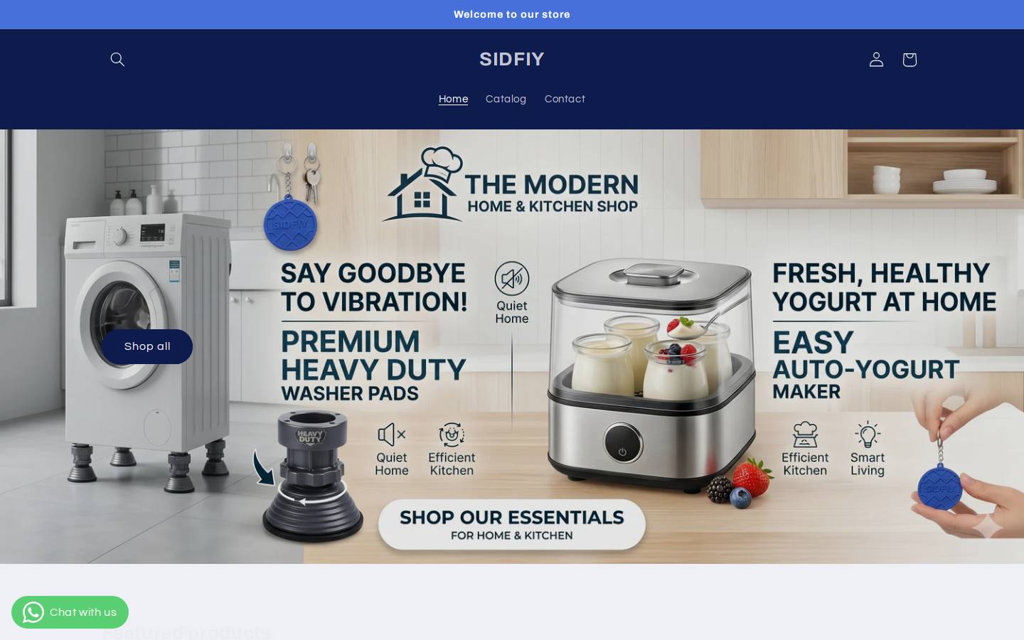 sidfiy.com homepage screenshot