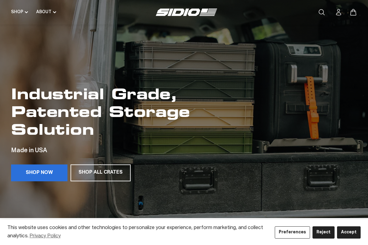 sidiocrate.com homepage screenshot